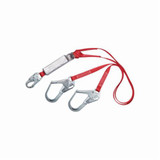 PRO PACK  SHOCK ABSORBING LANYARD, 6 FT (1.8M)  W/ SNAP HOOK AT CENTER, STEEL REBAR HOOK AT LEG ENDS (MMM-1340180)