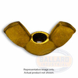 NUT WING BRASS 8-32 (NW-BR-008C)
