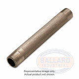 NIPPLE ALUM 6061-T6 SCH40 3/4" X 6" (PAS4-NI-00O-060-T6)