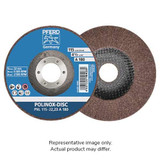 FLAP DISC FIBER BACKED NON-WOVEN 4-1/2" X 7/8" VERY FINE POLINOX (PFE-45893)