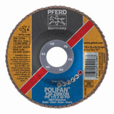 FLAP DISC ZIRCONIA T-27 POLIFAN 4-1/2" X 7/8" 40 GRIT (PFE-62014)