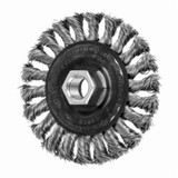 WIRE WHEEL CABLE TWIST SS 4" X 5/8"-11 X .020 (PFE-82296)