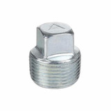 PLUG SQ HD THR STEEL ZINC PLATED/ELECTRO GALV 150 LB 3/8" (PGS15-PGSQT-00C-I)