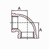 ELBOW 90D THR MALL BLK 150 LB 1/8" (PP15-E9T-004-I)