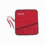 RED CANVAS 7-POCKET TOOL ROLL (PRO-J25TR01C-&)