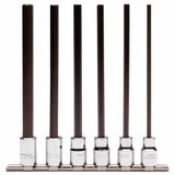 SOCKET SET HEX BIT METRIC LONG 3/8" DR 6 PC 4MM - 10MM (PRO-J4990-SMXL)