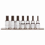 SOCKET SET HEX BIT METRIC 3/8" DR 7 PC 4MM - 10MM (PRO-J4990-MST)
