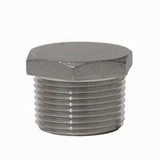 PLUG HEX HD THR SS 304 150 LB 1/8" (PS15-PG4H-004-I)
