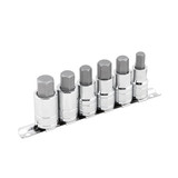 SOCKET SET HEX BIT LARGE 6 PC ON RAIL (PTO-W38886)