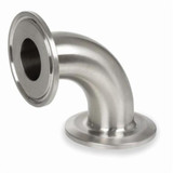 ELBOW 90D CLAMP END SANITARY SS 304 1-1/2" (SCI-S772CMP4014)