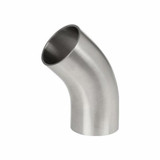 ELBOW 45D BW LR SANITARY SS 304 1" (SCI-S77L2KS4010)