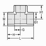 TEE SOCKET PVC SCH40 3" SOC (SPE-401-030)