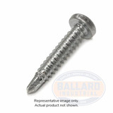 SCREW TEK SELF-DRILL SQDR PLTD PH #10 X 1" (SSDSQ-PL-10-010-P-&)
