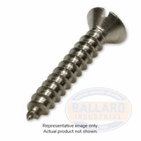 SCREW SMS SQDR SS 18-8 FH #6 X 1/2" (SSMSQ-SS-06-00G-F)