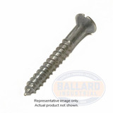 SCREW WOOD SLOT PLTD FH #8 X 3" (SWSL-PL-08-030-F-@)