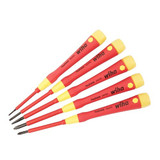 SCREWDRIVER SET PRECISION 5 PC INSULATED (WIH-32085)