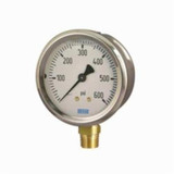 PRESSURE GAUGE BACK MT 1/4" NPT 2-1/2" SS CS 160 PSI L/F (WIK-9767223)