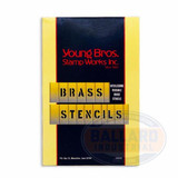 STENCIL SET FIGURE 15 PC 1/2" BRASS (YOU-50158-&)