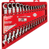 WRENCH SET COMBINATION RATCHETING 15 PC 1/4" - 1" (MIL-48-22-9416)