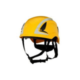 HELMET SAFETY SECURE-FIT YELLOW NON-VENTED (MMM-X5002X-ANSI-@)