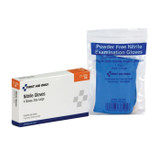 NITRILE EXAM GLOVES LARGE BX/4 (2 PAIR) (FAO-21-026-002-@)