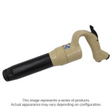 A SERIES AIR CHIPPING HAMMER, 4" STROKE, 1.13" BORE, GROOVED BARREL, OVAL COLLAR RETAINER, .680 ROUND NOZZLE, (ING-4A2SA-@)