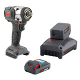 1/2" 20V CORDLESS IMPACT WRENCH 2 BATTERY KIT, 3840 IN-LB TORQUE, FRICTION RING RETAINER, PISTOL (ING-W3151-K22-@)