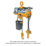 AIR CHAIN HOIST, 1/4 TON, 15 FT LIFT, PENDANT CONTROL, TOP HOOK MOUNT (ING-ML250K-2C15-C11-@)