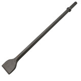 3" WIDE CHISEL, 24" UNDER COLLAR, 1" X 4-1/4" HEX SHANK, ROUND COLLAR (ING-50195353-@)