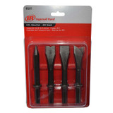 4 PC HAMMER CHISEL SET, 4" OAL, .401 SHANK (ING-9501-@)