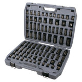 SOCKET SET SAE & METRIC IMPACT 86 PC 6 PT 3/8" & 1/2" DR (ING-SK34C86N-@)