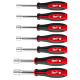 NUT DRIVER SET SAE MAGNETIC HOLLOW CORE 7PC (MIL-48-22-2547)