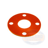 FULL FACE FLANGE GASKET RED RUBBER 150 LB 1/8" X 2" (CAI-RRBI-020)