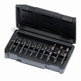 DRILL AND TAP SET 10 PC 6-32 TO 1/2"-13 HEX SHANK (CHA-DT22HEX-SET10)