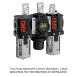 1/4" FRL COMBO W/GAUGE AUTO DRAIN METAL BOWL 46 SCFM 1000 SERIES (ARO-C38121-821-@)