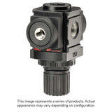 3/8" NPT REGULATOR 0-60 PSIG RELIEVING 113 SCFM 1500 SERIES (ARO-R37231-200-@)