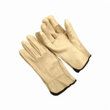 GLOVE LEATHER ELASTIC WRIST XXLG (SGL-4360-XXL-@)