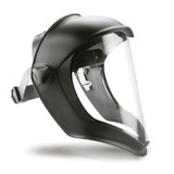 FACESHIELD SYSTEM POLYCARBONATE W/ MATTE BLK HEADGEAR AND UNCOATED CLEAR LENS (HSP-S8500-@)