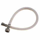 LAVATORY CONNECTOR NYL BRAID 1/2" FPT X 3/8" COMP X 20" (DLC-231156-&)