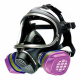 FULLFACE MASK X-PLORE 5500 TWIN FILTER SYSTEM W/ SS LENS FRAME & TRIPLEX GLASS LENS (DRA-R56655)