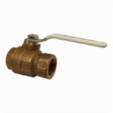 VALVE BALL FULL PORT BRONZE THR 1/4" CAST LEAD FREE (APO-77CLF-101-01A)