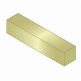 KEYSTOCK SQUARE METRIC MM ZINC PLTD M05 X 12" TYPE C45K DIN 6880 (HUY-KSQMMZC-0512)