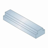 KEYSTOCK STEP KEY ZINC PLTD TYPE 2 1/4" X 3/8" (HUY-KSKZC-05-2)