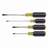 SCREWDRIVER SET 4-PC CUSHION-GRIP 1/4" 5/16" 3/8" SLOTTED - #2 PHILLIPS (KLE-85105)