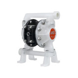 3/4" DIAPHRAGM PUMP, 14.8 GPM MAX, NON-METALIC, POLY CENTER/ MANIFOLDS, SS HARDWARE, POLY SEAT, SANTOPRENE BALL / DIAPHRAGM (ARO-PD07P-APS-PAA)
