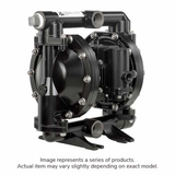 1” DIAPHRAGM PUMP, 52 GPM MAX, METALLIC, ALUM CENTER / MANIFOLDS, SS HARDWARE, ALUM SEAT, PTFE BALL / DIAPHRAGM (ARO-PD10A-AAS-FTT)