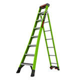 LADDER STEP FIBERGLASS KING KOMBO 2.0 INDUSTRIAL 8 FT 1AA 375 LB (LIT-13908-071)