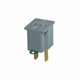 ADAPTER PRONG 2 MALE TO 3 FEMALE (LEV-274-&)