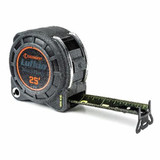 TAPE RULE SHOCKFORCE NITE-EYE 1-1/4" X 25 FT BLACK BLADE (LUF-L1125B)