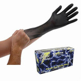 GLOVES NITRILE BLACK LIGHTNING POWDER FREE 6 MIL L 100/BX (ASP-BL-L-@)